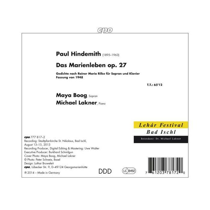 Hindemith: Das Marienleben - slide-1
