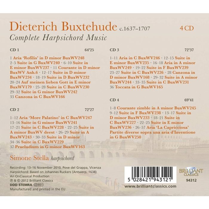 Buxtehude: Complete Harpsichord Music - slide-1