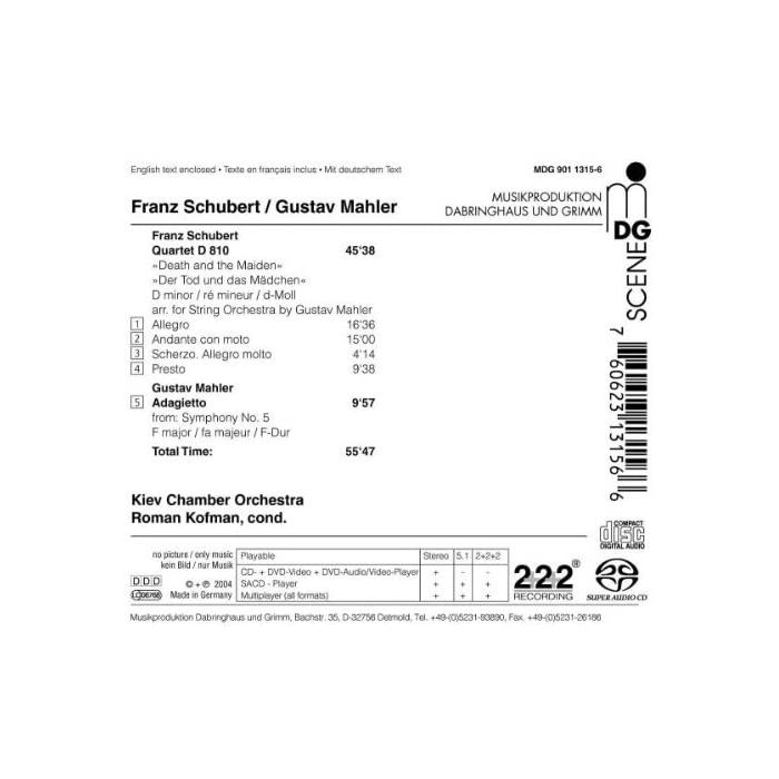 Schubert / Mahler: Orchestral works - slide-1