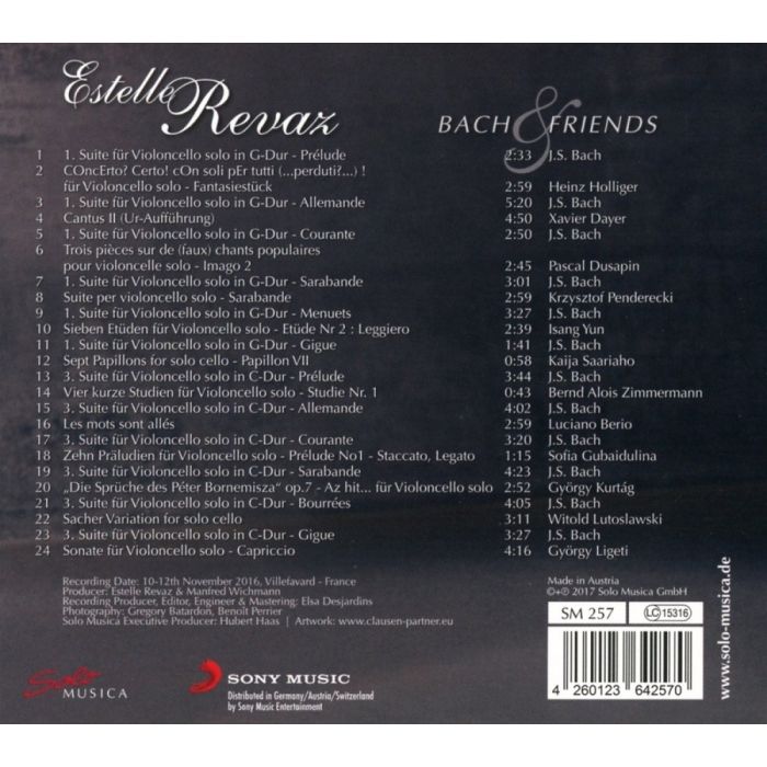 Bach & Friends - Violoncello solo: Bach; Penderecki; Berio; Ligeti - slide-1