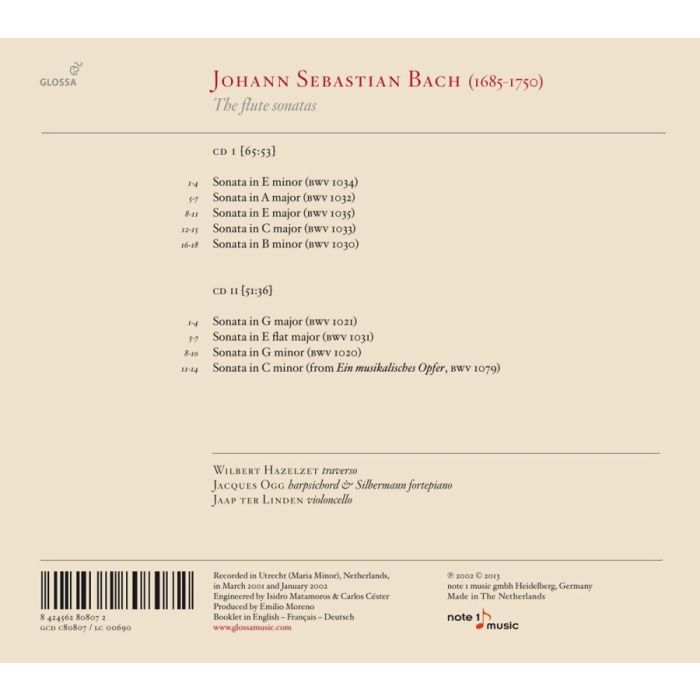 Bach: The Flute Sonatas - slide-1