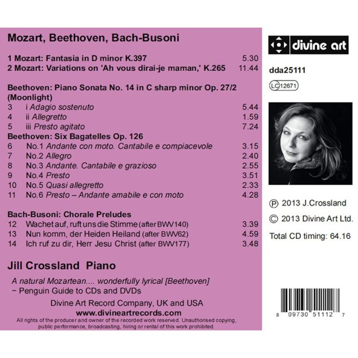 Jill Crossland plays Mozart, Beethoven, Bach,  Busoni - slide-1