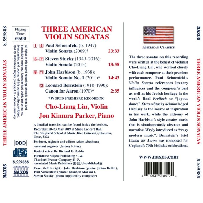 Three American Violin Sonatas - slide-1