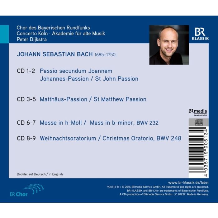 Bach: St. John Passion; St. Matthew Passion; Mass in B minor; Christmas Oratorio - slide-1