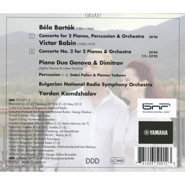 Bartok & Babin: Concertos for 2 Pianos & Orchestra - slide-1