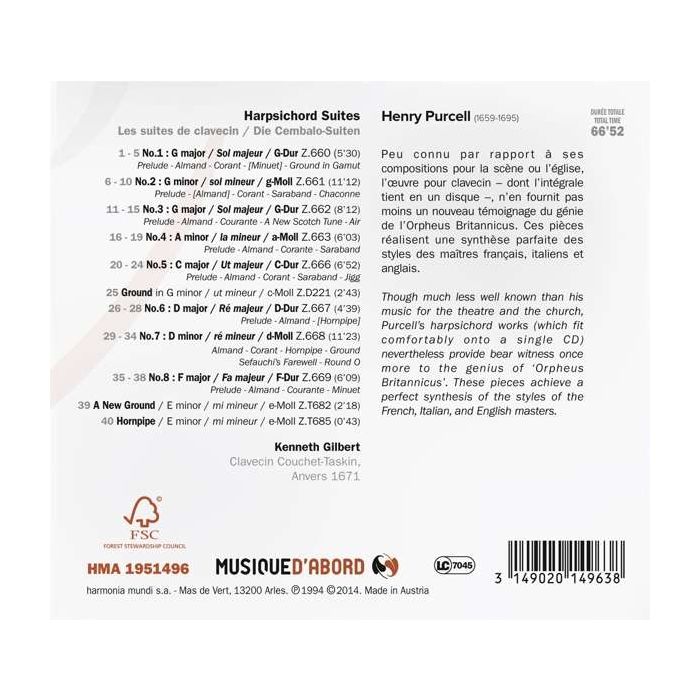 Purcell: Harpsichord Suites - slide-1
