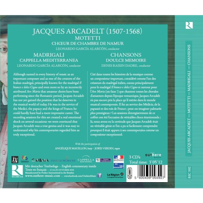 Arcadelt: Madrigali, Chansons & Motetti - slide-1