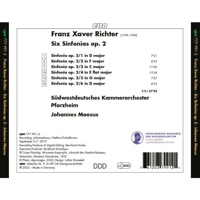 Richter: Six Sinfonias op. 2 - slide-1