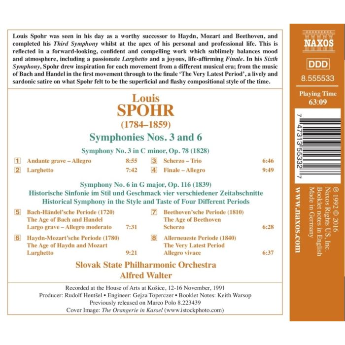 Spohr: Symphonies Nos. 3 and 6 - slide-1