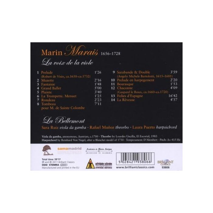 MARAIS: La Voix De La Viole - slide-1