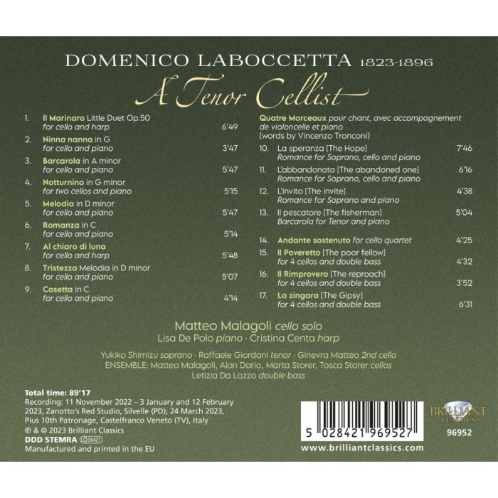 Laboccetta: A Tenor Cellist - slide-1