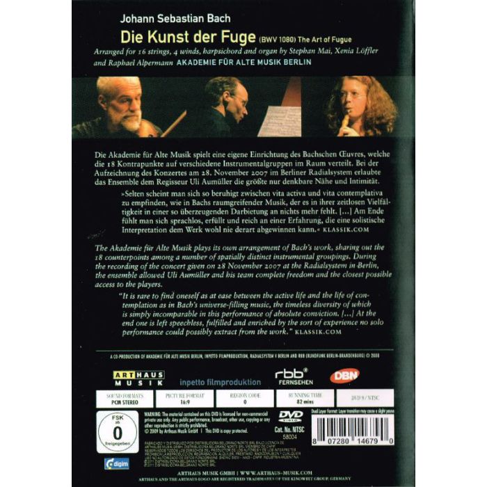 BACH J.S.: Die Kunst der Fuge BWV1080 - slide-1