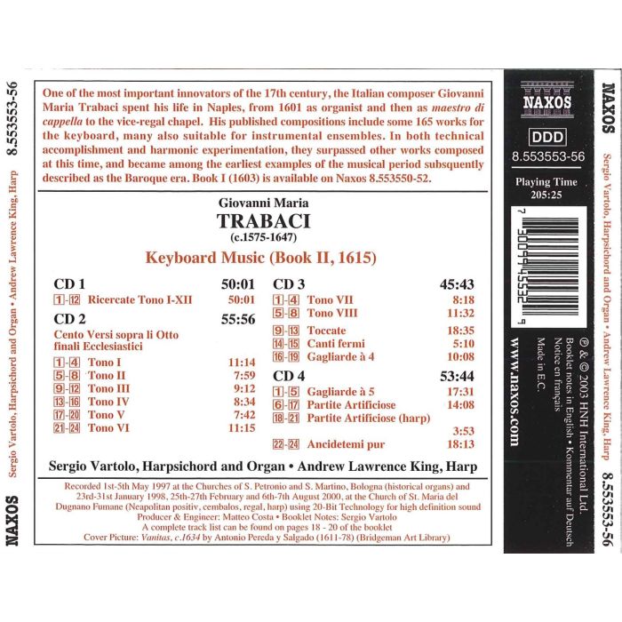 TRABACI: Keyboard Music (Book II, 1615) - slide-1
