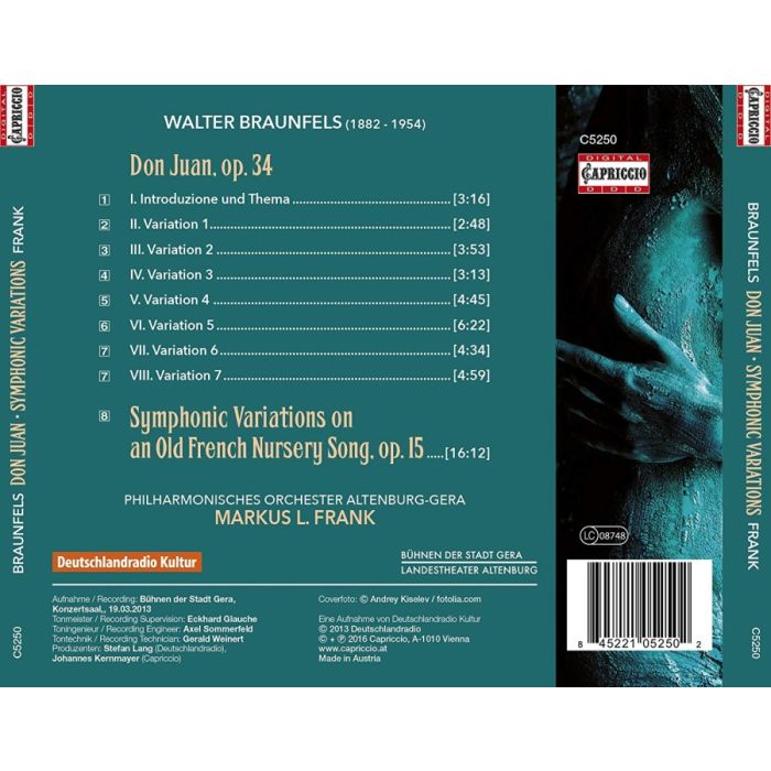 Braunfels: Don Juan Op. 34; Symphonic Variations - slide-1