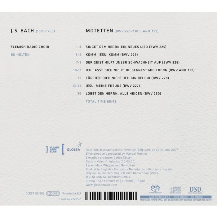 Bach: Motets BWV 225-230, BWV 159 - slide-1