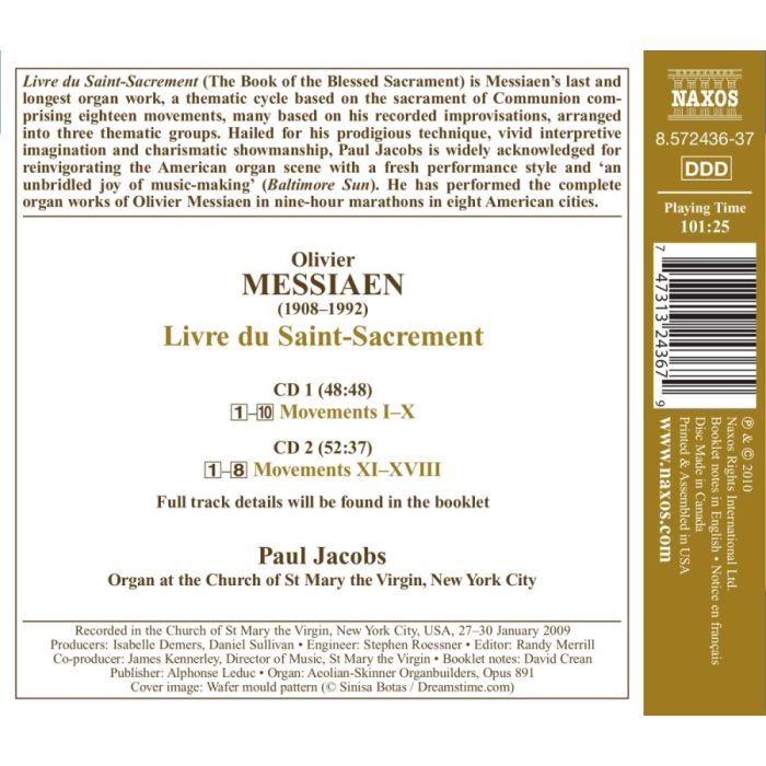 MESSIAEN: Livre du Saint-Sacrement - slide-1