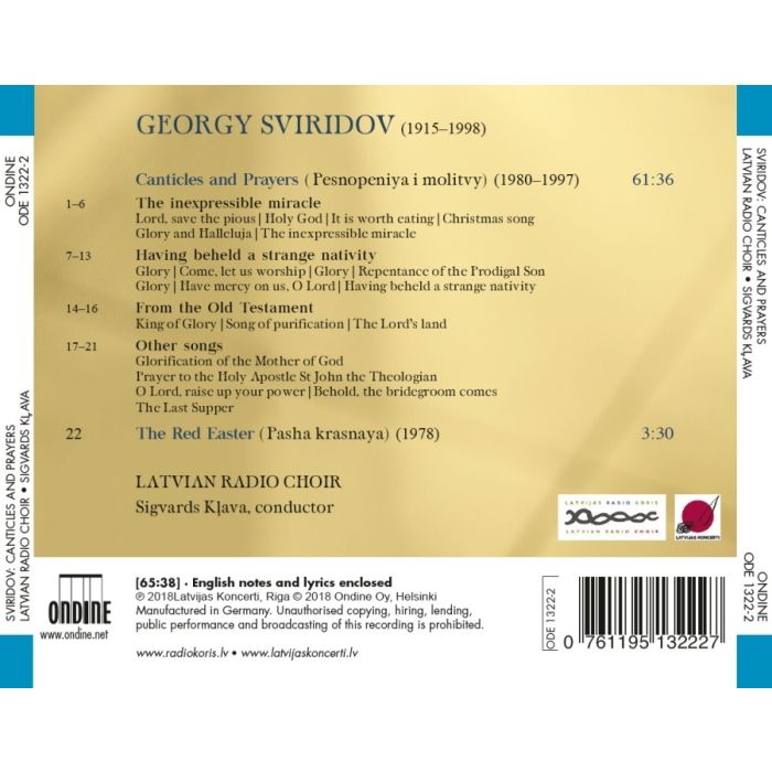 Sviridov: Canticles and Prayers - slide-1