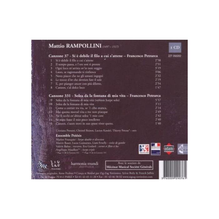 Rampollini: Due Canzoni dall Petrarca - slide-1