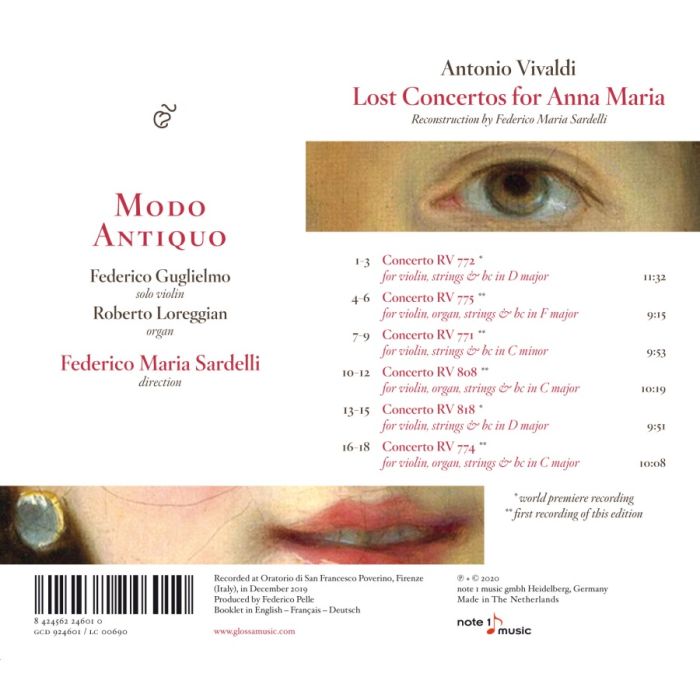 Vivaldi: Lost Concertos for Anna Maria - slide-1