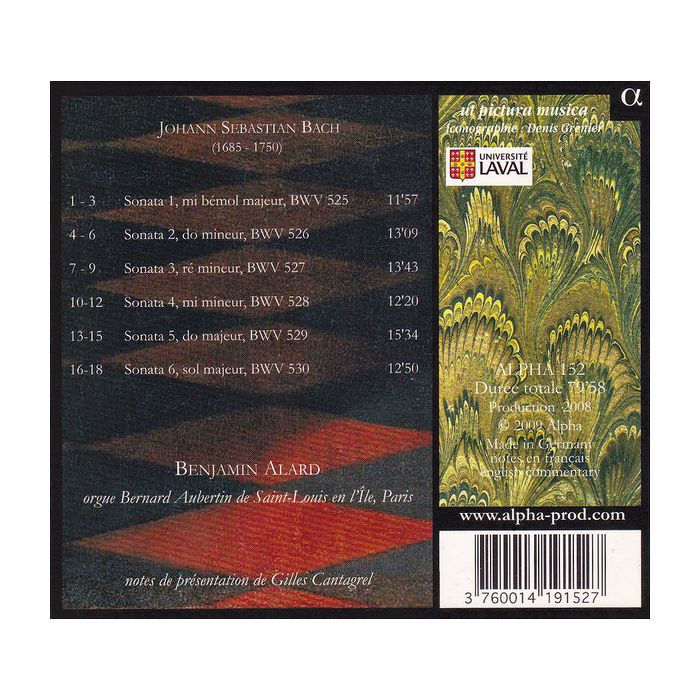 BACH: Trio sonatas for Organ BWV 525-530 - slide-1