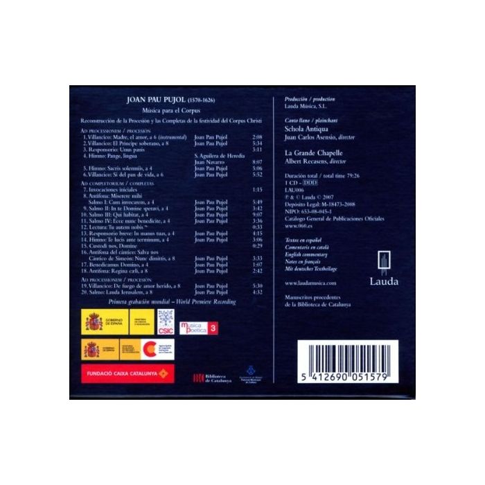 Pujol: Music for Corpus Christi - slide-1
