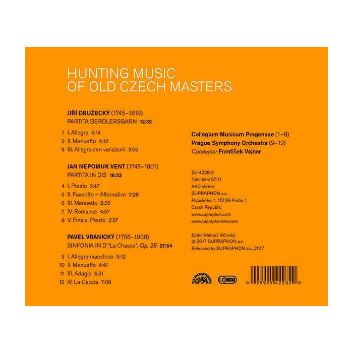 Hunting Music of old Czech Masters - Družecký; Vent; Vranický - slide-1