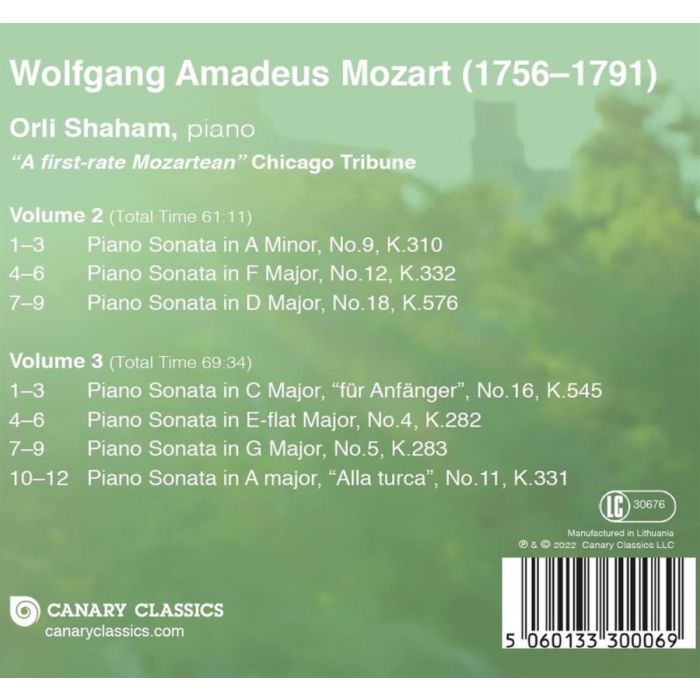 Mozart: Piano Sonatas Vol. 2 & 3 - slide-1