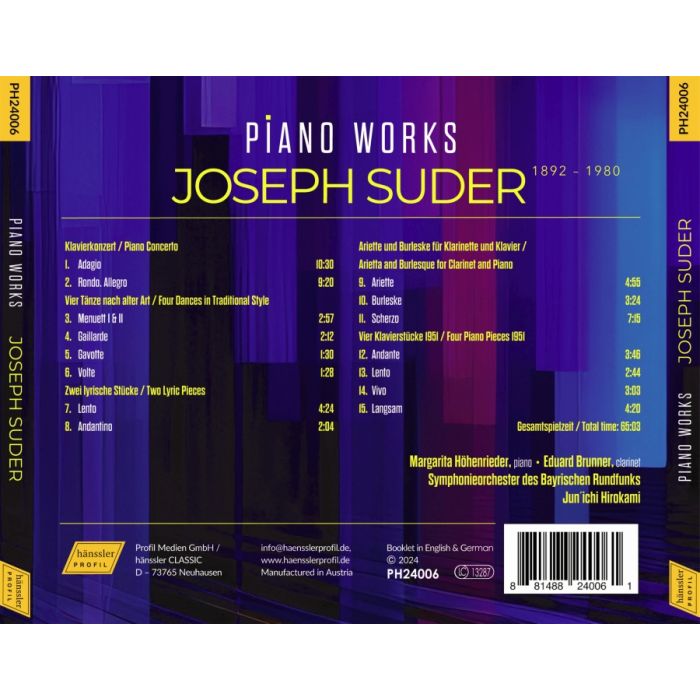 Joseph Suder: Piano Works - slide-1