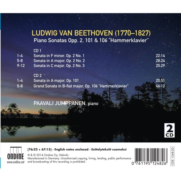 Beethoven: Piano Sonatas Op. 2, 101 & 106 ”Hammerklavier” - slide-1