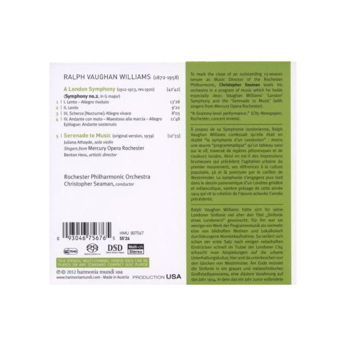 Vaughan Williams: Symphony No. 2 