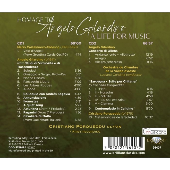 Homage to Angelo Gilardino - A Life for Music - slide-1