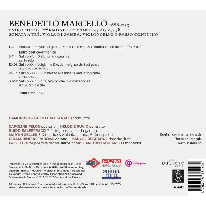 Marcello: Estro Poetico-Armonico - slide-1