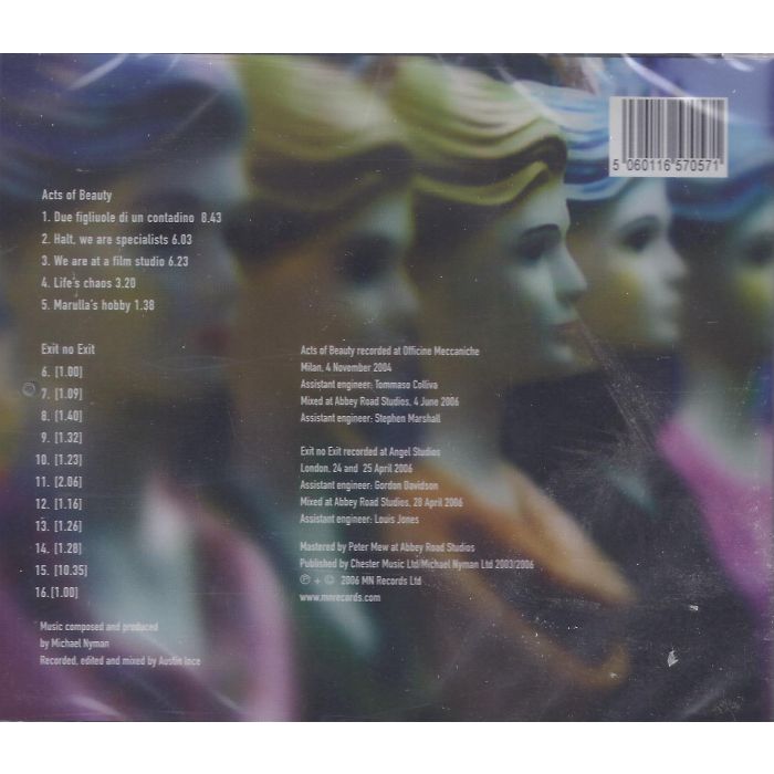 Michael Nyman: Acts Of Beauty, Exit No Exit - slide-1