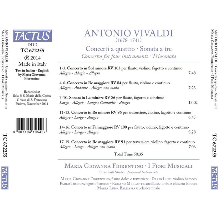 Vivaldi: Concerti a quattro Sonate a tre - slide-1