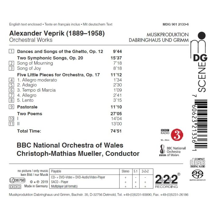 Veprik: Orchestral Works - slide-1