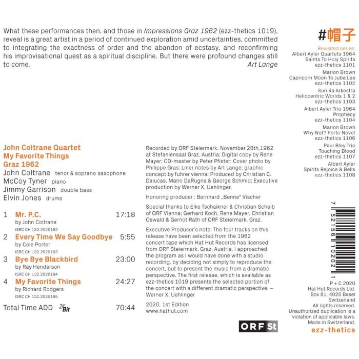 The John Coltrane Quartet – My Favorite Things - Graz 1962 - slide-1