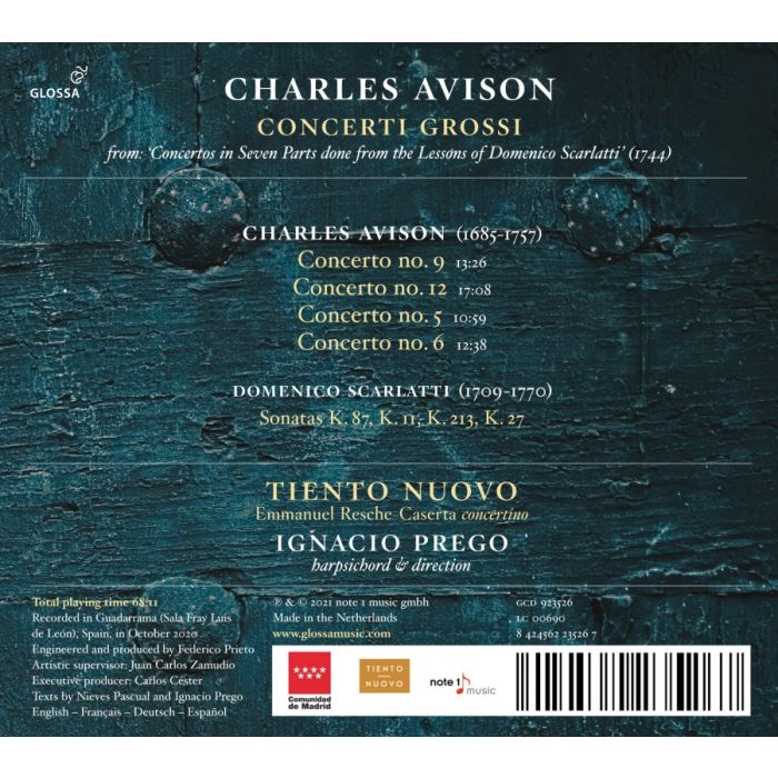 Avison: Concerti grossi (after Domenico Scarlatti) - slide-1