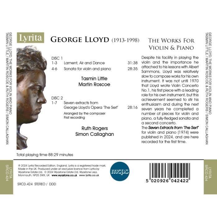 Lloyd: The Works for Violin & Piano - slide-1
