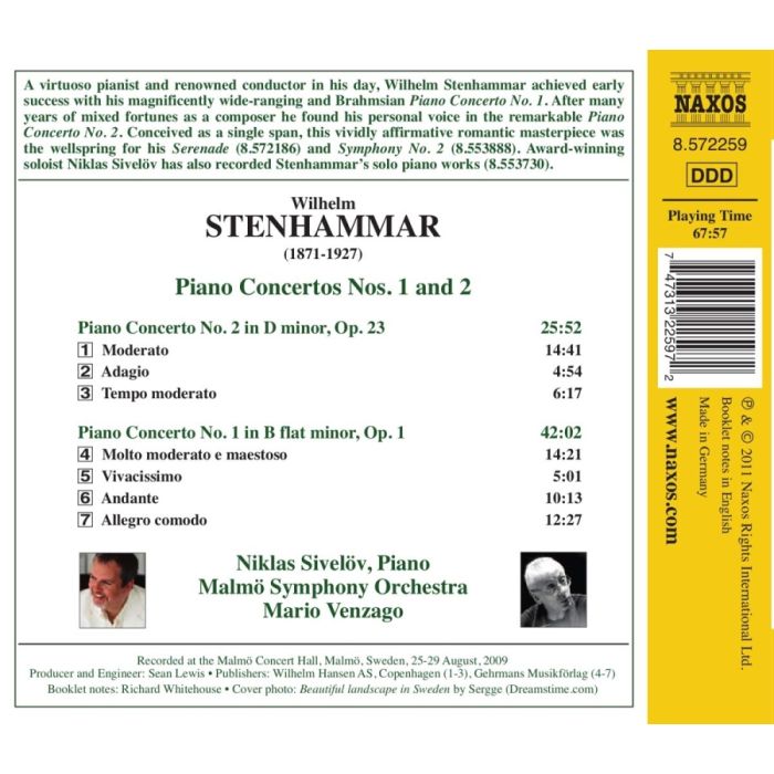 Stenhammar: Piano Concertos Nos. 1 and 2 - slide-1