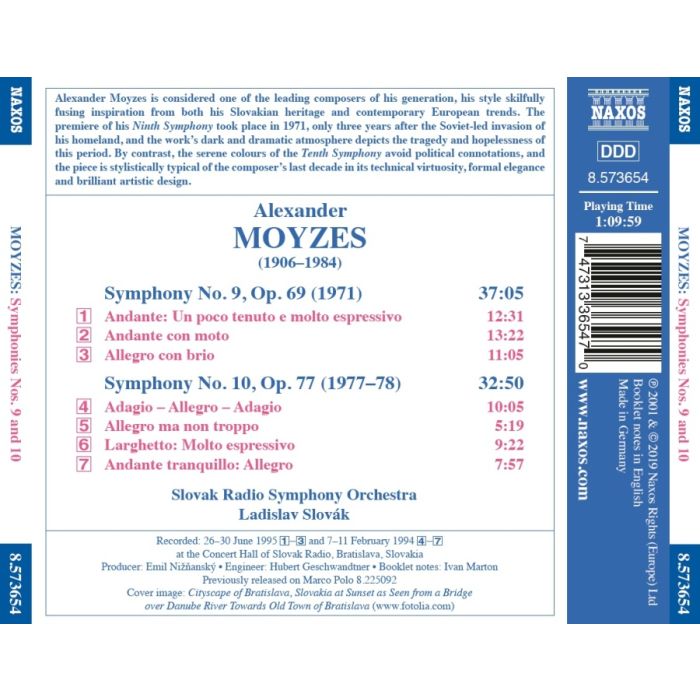 Moyzes: Symphonies Nos. 9 & 10 - slide-1