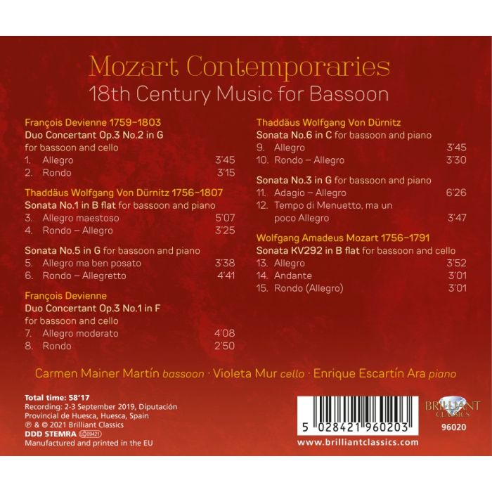 Mozart Contemporaries - 18th Century Music for Bassoon - slide-1