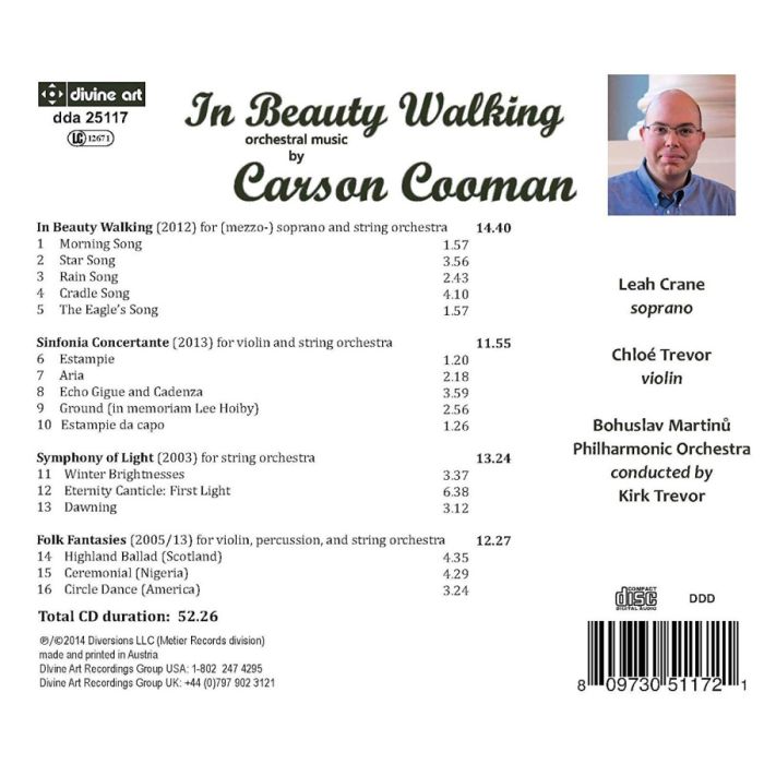 In Beauty Walking - Orchestral Music by Carson Cooman - slide-1