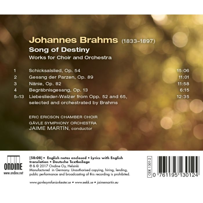 Brahms: Songs of Destiny - slide-1