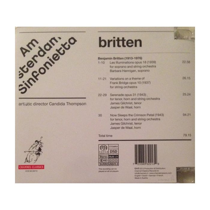Britten: Works for voice & string orchestra - slide-1