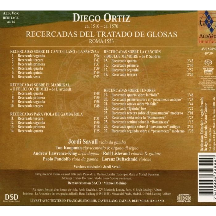 Ortiz: Recercadas del Tratado de Glosas, Roma 1553 - slide-1