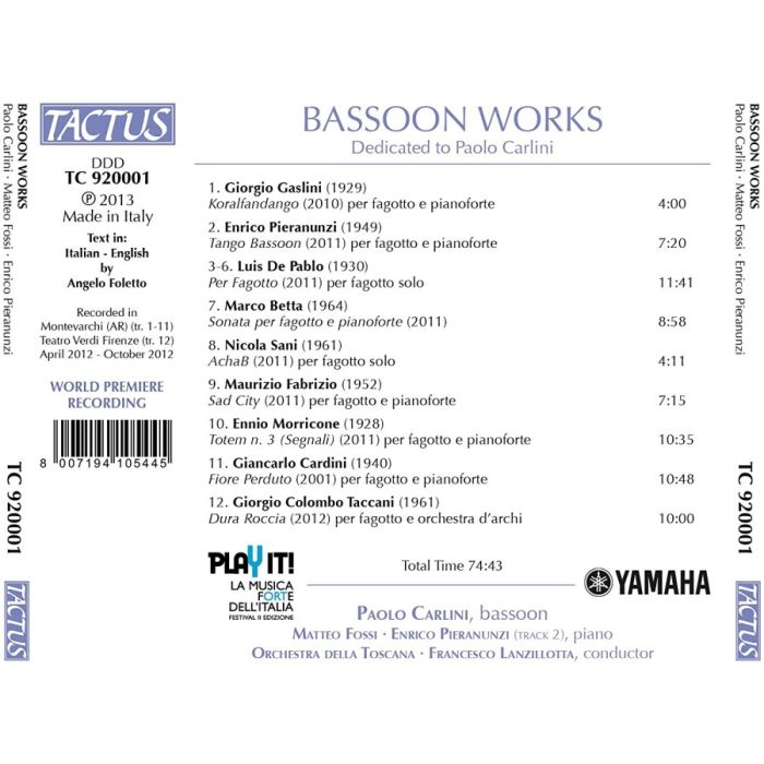 Bassoon Works - kompozytorzy współcześni - slide-1