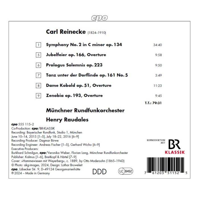 Reinecke: Symphony No. 2; Overtures - slide-1