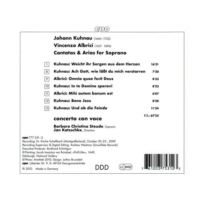 Kuhnau & Albrici: Soprano Cantatas - slide-1