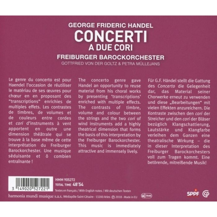 Handel: Concerti a due cori - slide-1