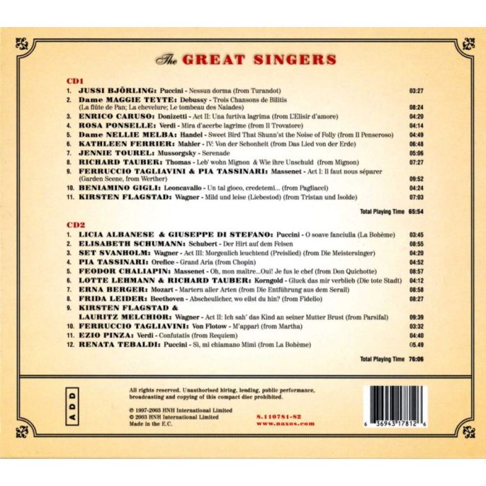 Great Singers (1904-1952) - slide-1